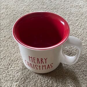 Merry Christmas Red and White Mug